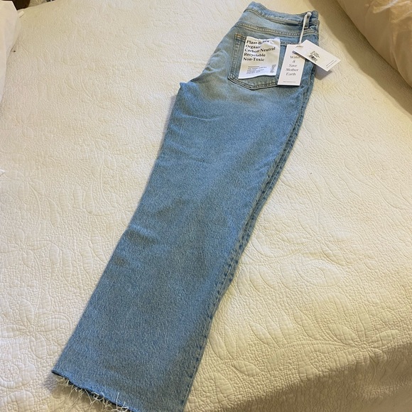 NWT Boyish by Her Tommy Stretch High Rise Straight Jeans Sliding Doors 31 - Picture 4 of 16